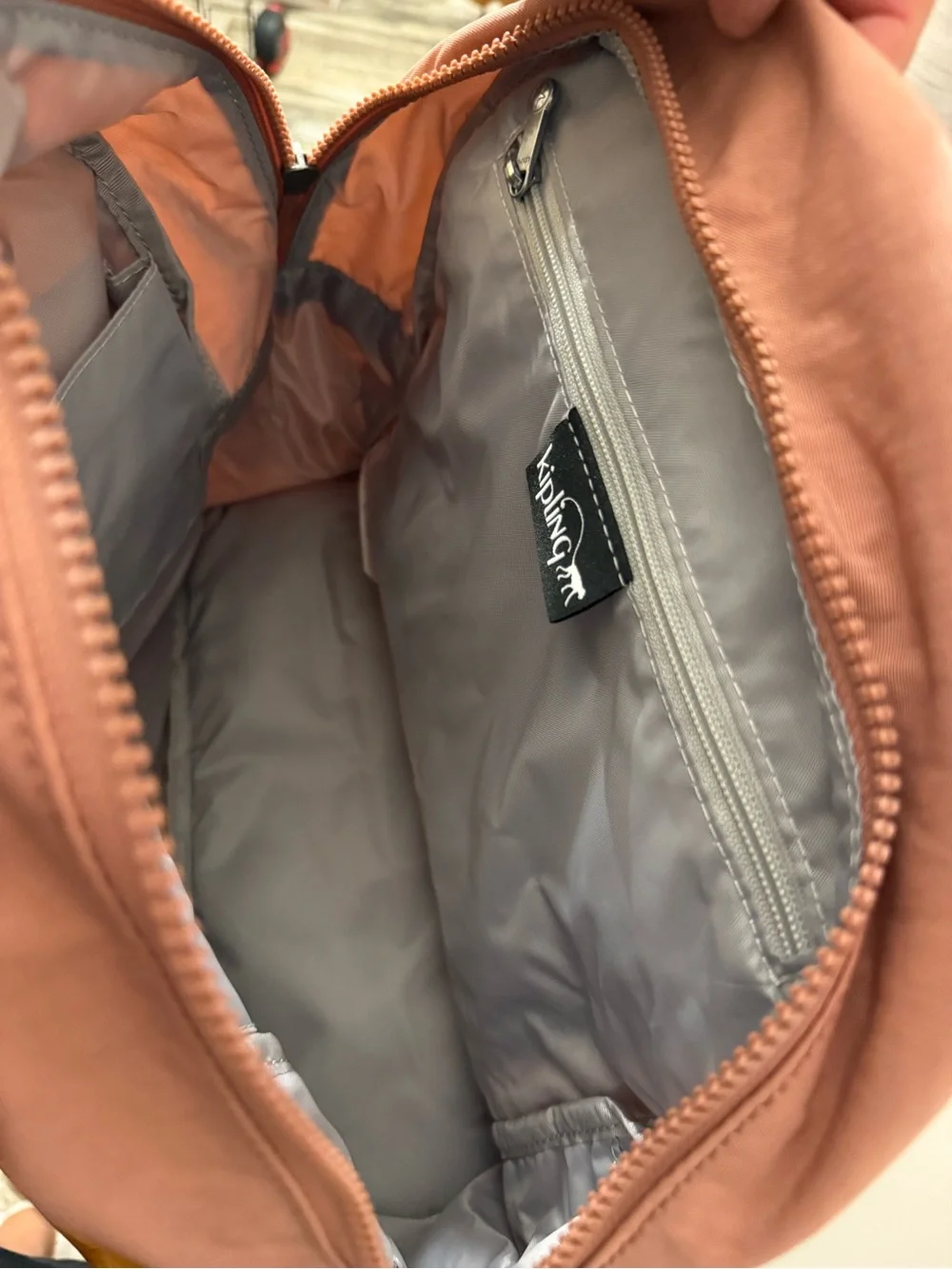 Kipling Kind Rose Backpack with Monkey Keychain
